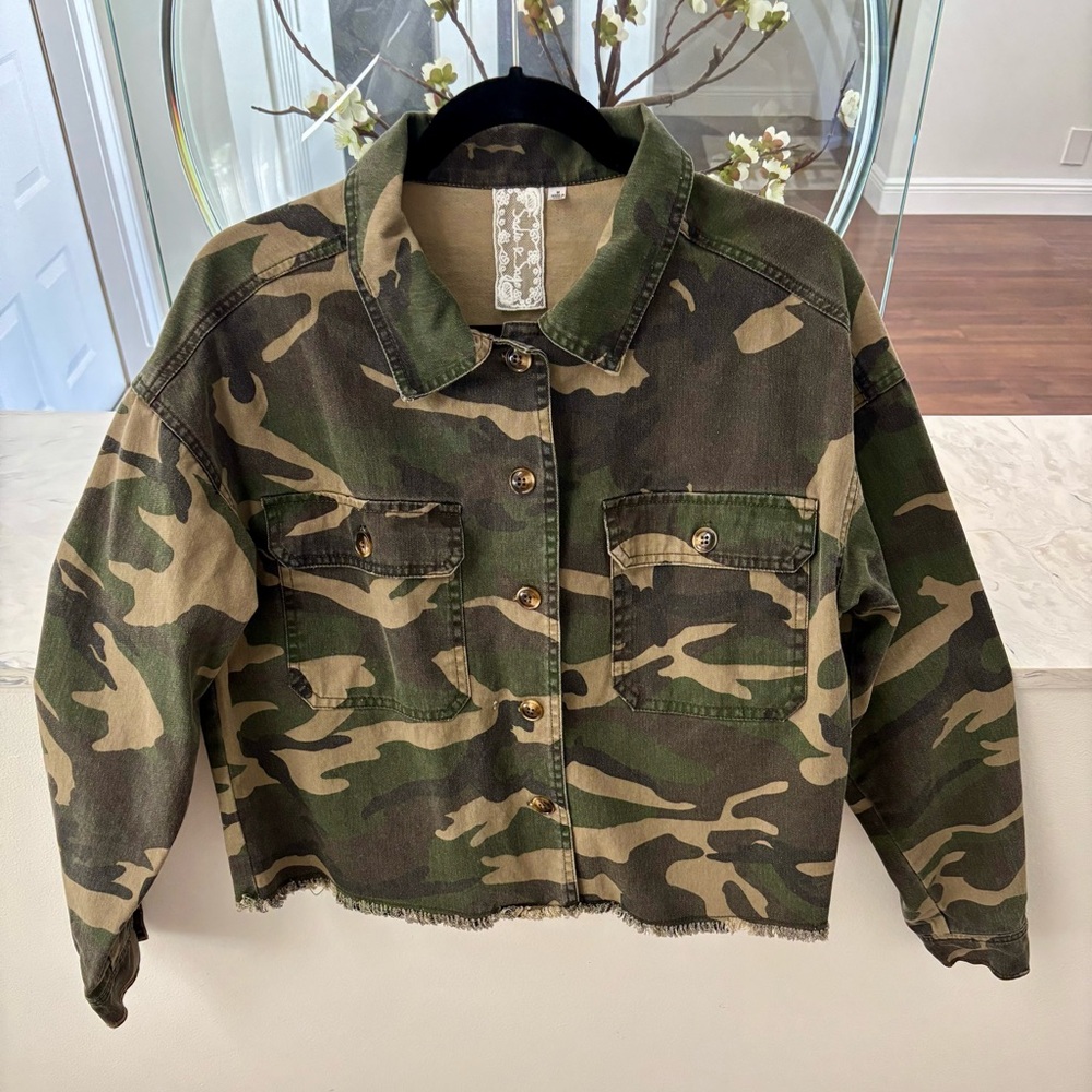 Sadie and Sage Camouflage Jacket